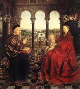 The Virgin of Chancellor Rolin (mk08) Jan Van Eyck